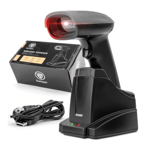 Draadloze Barcode Scanner 1D, 2D, QR met Slim Laadstation