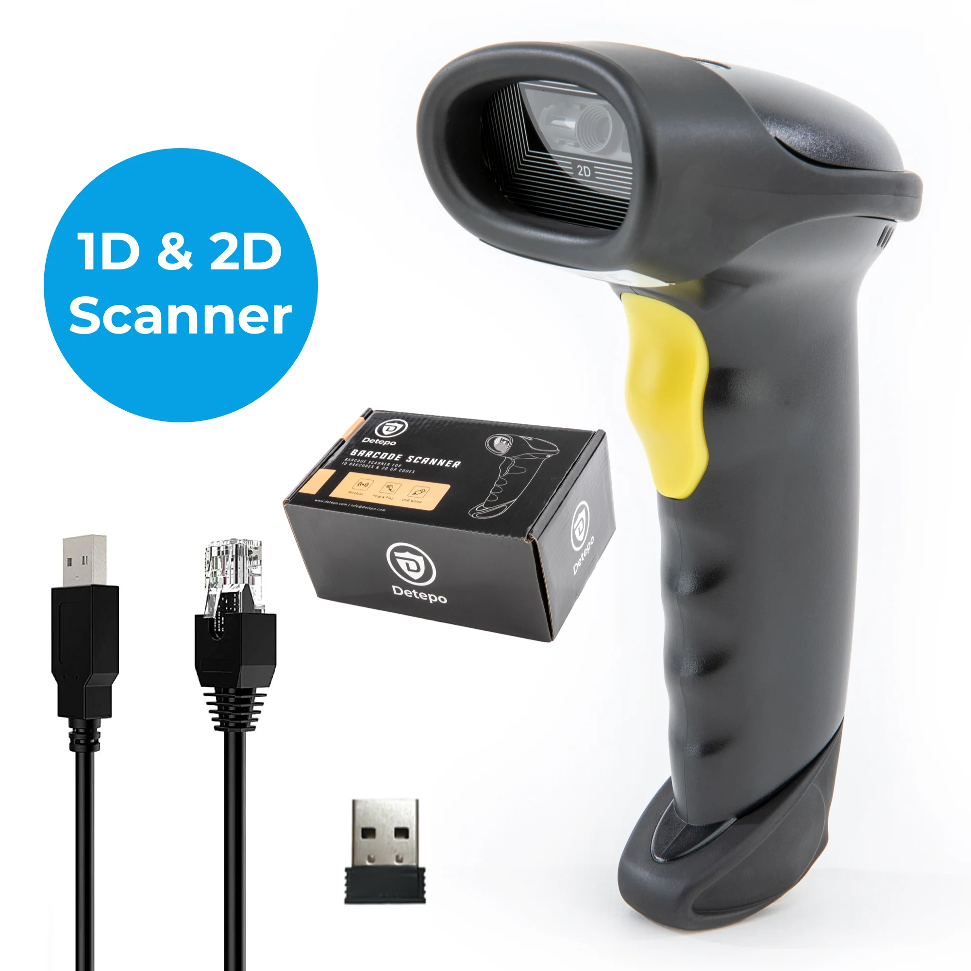 Draadloze Barcode Scanner 1D & 2D - Afbeelding 2