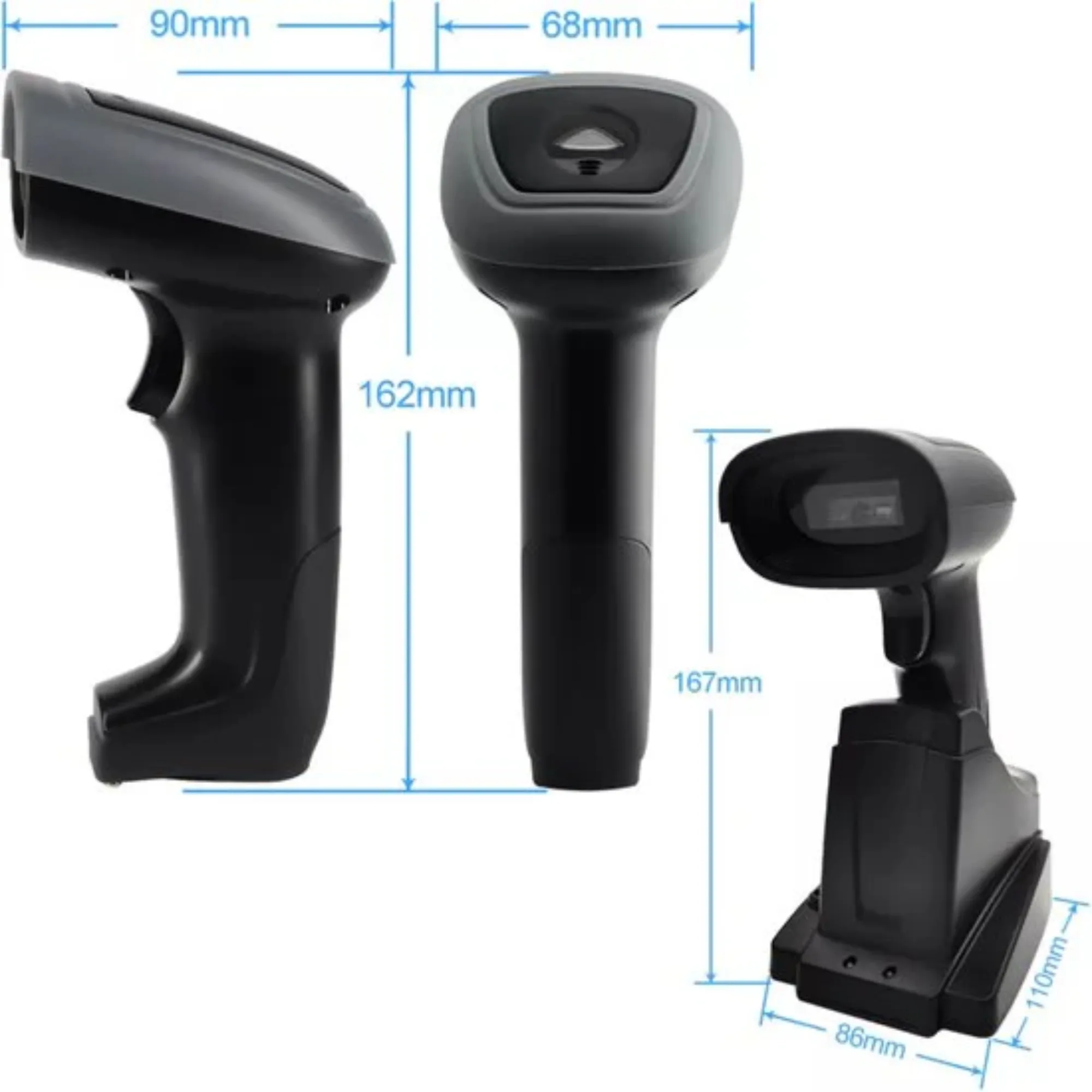 Draadloze Barcode Scanner 1D, 2D, QR met Slim Laadstation - Afbeelding 4
