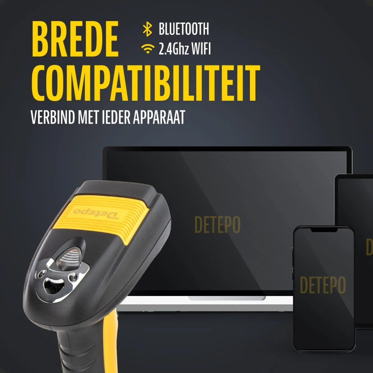 Barcode Scanner voor 1D, 2D & QR Codes, Industrieel Stof & Drupdicht - Afbeelding 5