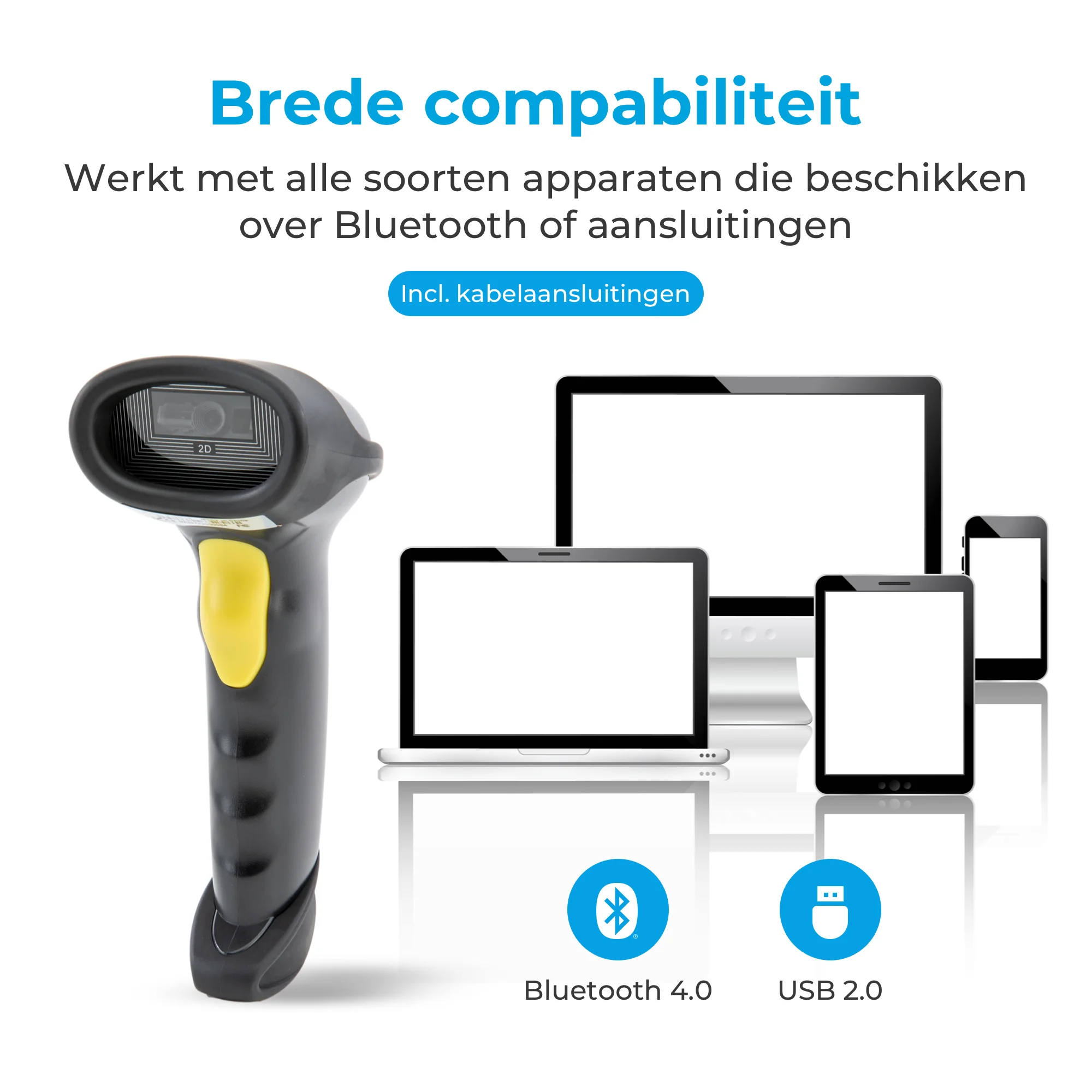 Draadloze Barcode Scanner 1D & 2D - Afbeelding 5