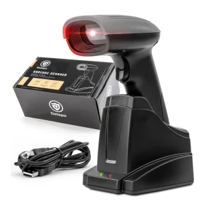 Draadloze Barcode Scanner 1D, 2D, QR met Slim Laadstation