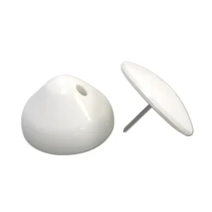 Bell Tag 34mm incl pin RF 8,2 MHz Zwart/Wit